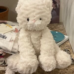 Jellycat Fuddlewuddle White Kitten, medium